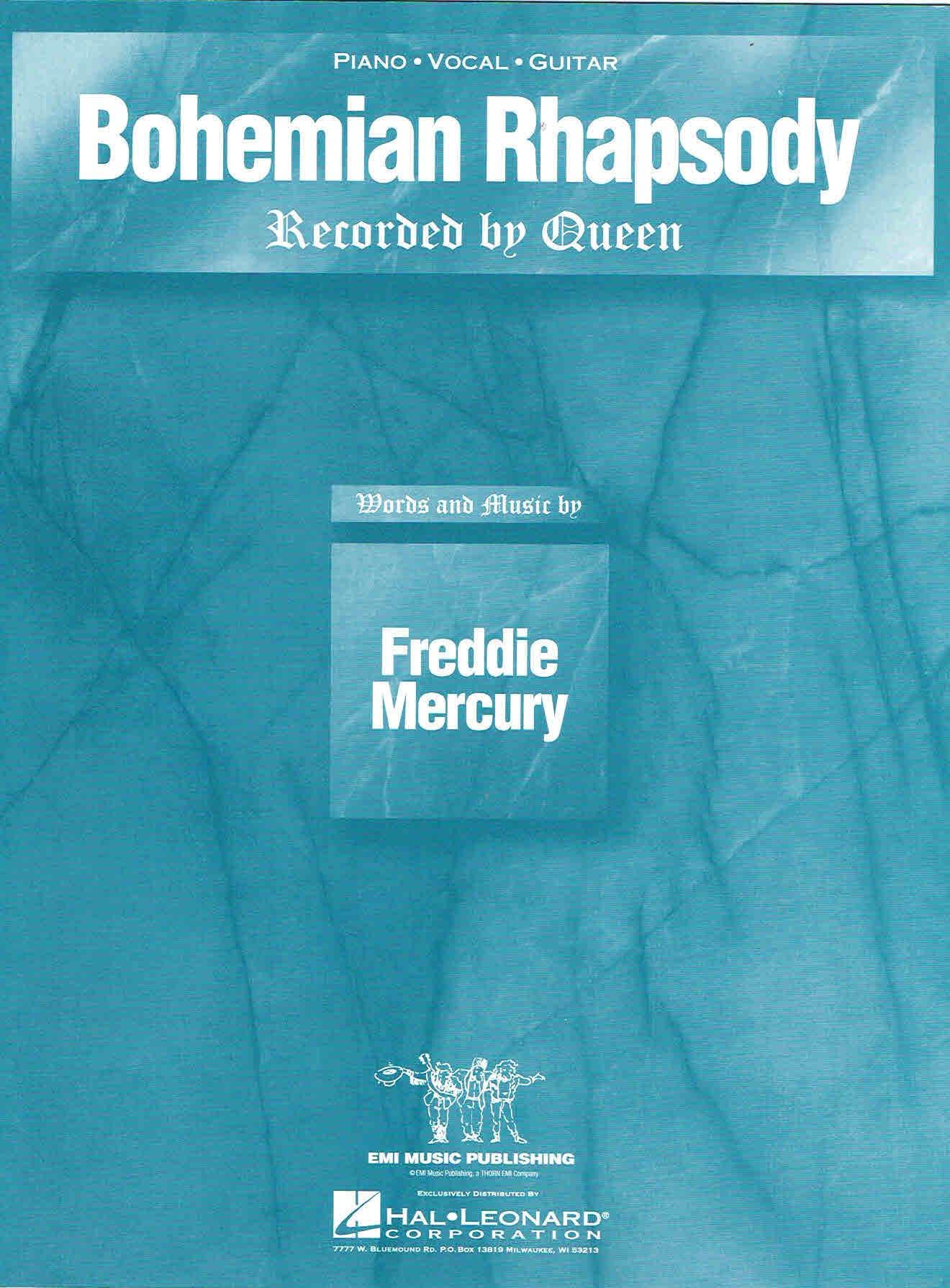 Bohemian Rhapsody (Piano Vocal, Sheet Music) Sheet music – January 1, 2000