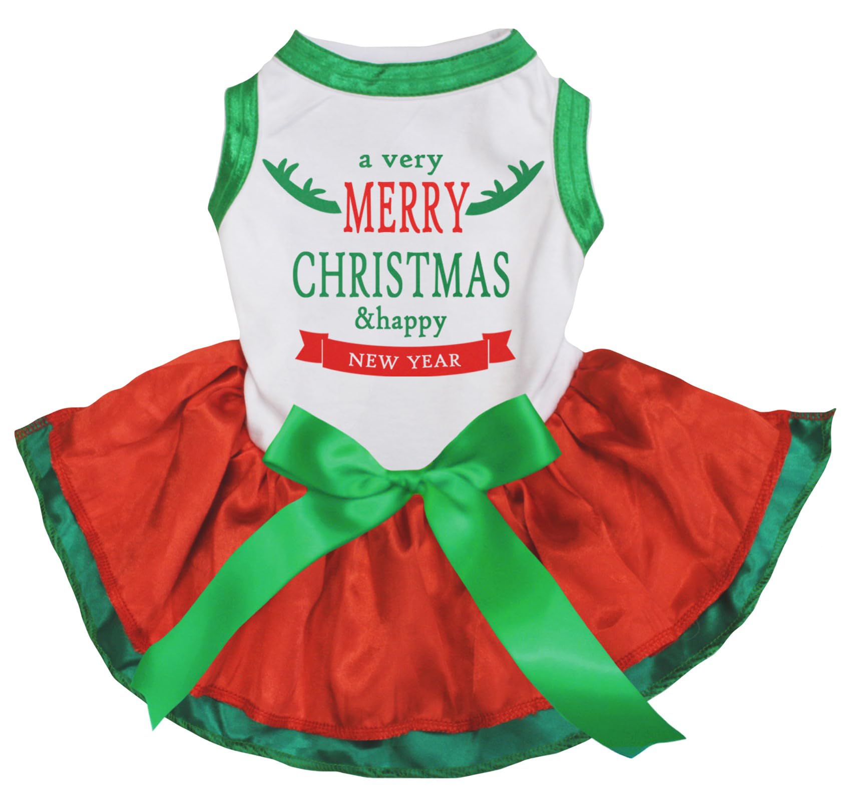 Robe Noël pour chien renne S vêtement souple sans irritation