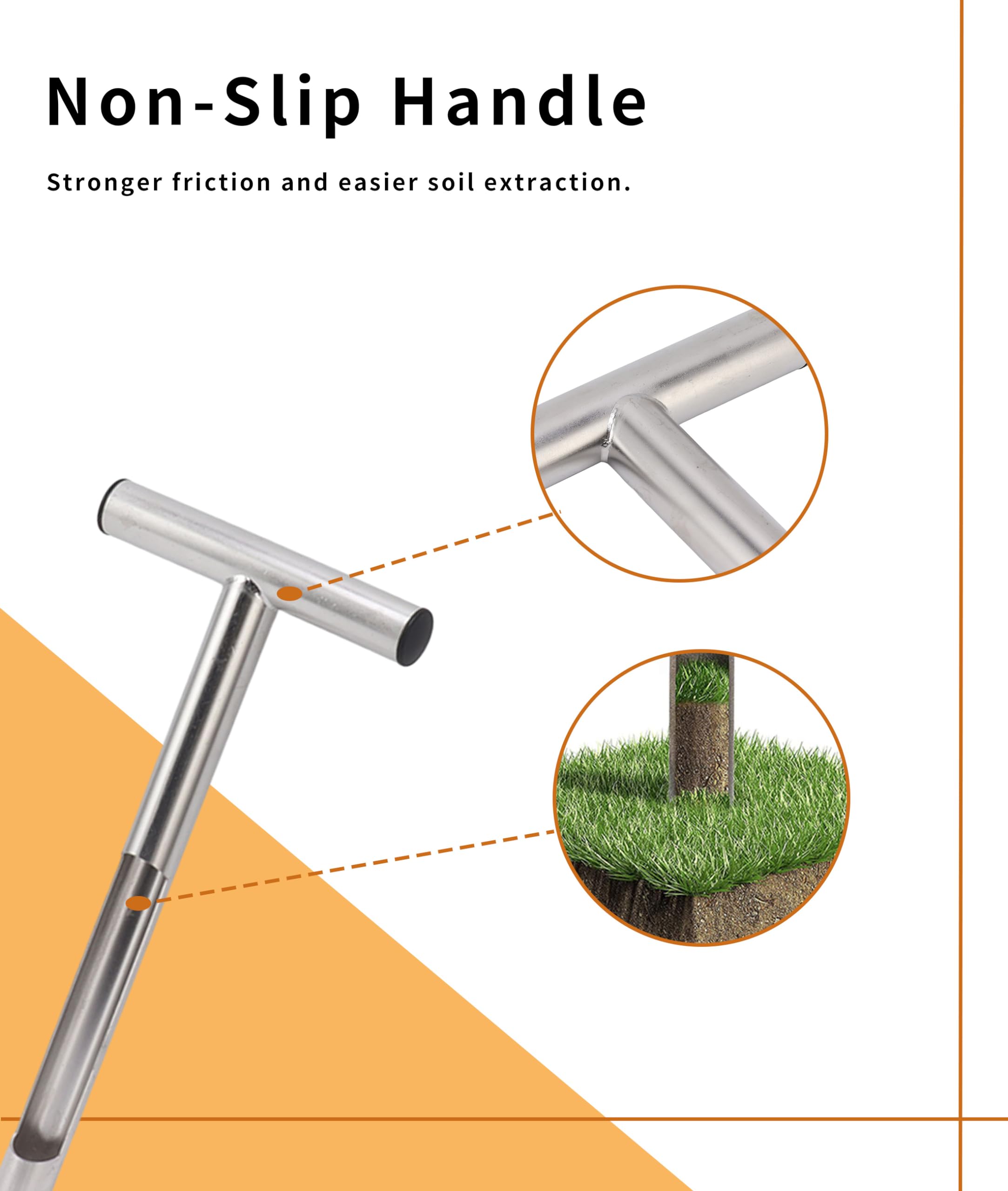 Sonda Per Campionamento Del Terreno In Acciaio Inox - Strumento Professionale Per Agricoltura E Giardinaggio - Foto 5