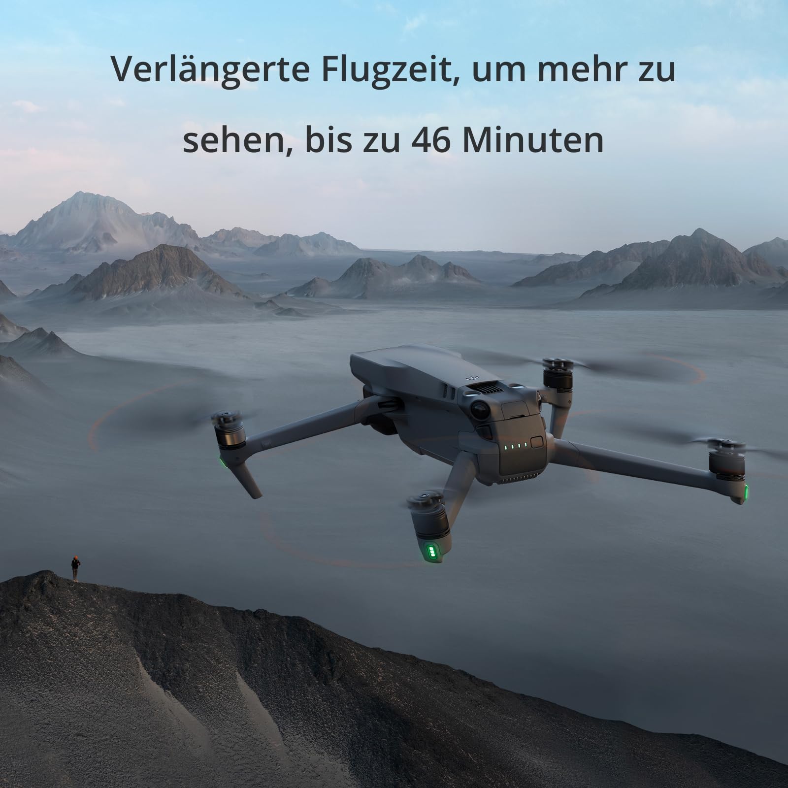 DJI Mavic 3 Cine Premium Combo, Drohne mit 4/3 CMOS Hasselblad-Kamera, 5.1K Video, omnidirektionale Hindernisvermeidung, 46 min Flugzeit, 15 km Videoübertragung, inkl. DJI RC Pro, drei Akkus