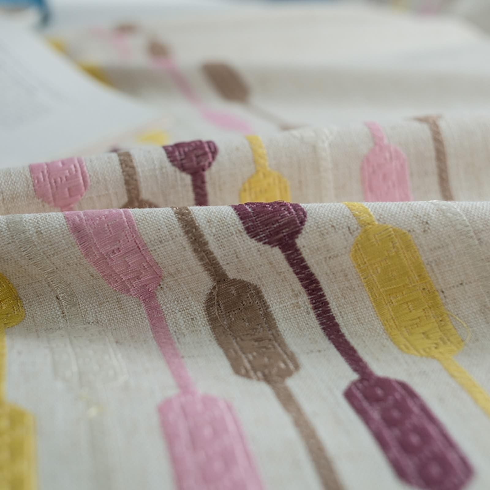 Tablecloth fioletowy, poliester zmywalny obrus w paski obrus zmywalny prostokątny 135 x 300 cm