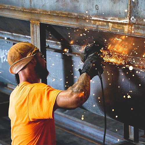 Miniatura 4 de Welder Nation Tapa de soldadura de algodón suave de 8 paneles, 10 onzas, duradera para seguridad y protección durante la soldadura