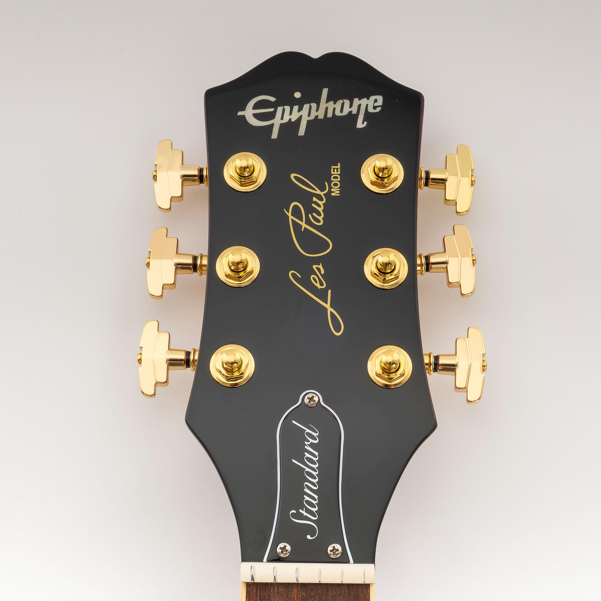 Musiclily Pro R18K 3R3L Clavijas de Afinación Bloqueo 18:1 Ratio Clavijeros Bloqueantes con Botón GR para Guitarra Eléctrica Acústica, Dorado