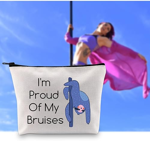 Miniatura 7 de G2TUP Bolsa de cosméticos Pole Dance - Estuche de maquillaje multifunción - I'm Proud Of My Moretones - Uso de viajes y maquillaje, Orgulloso De Mis