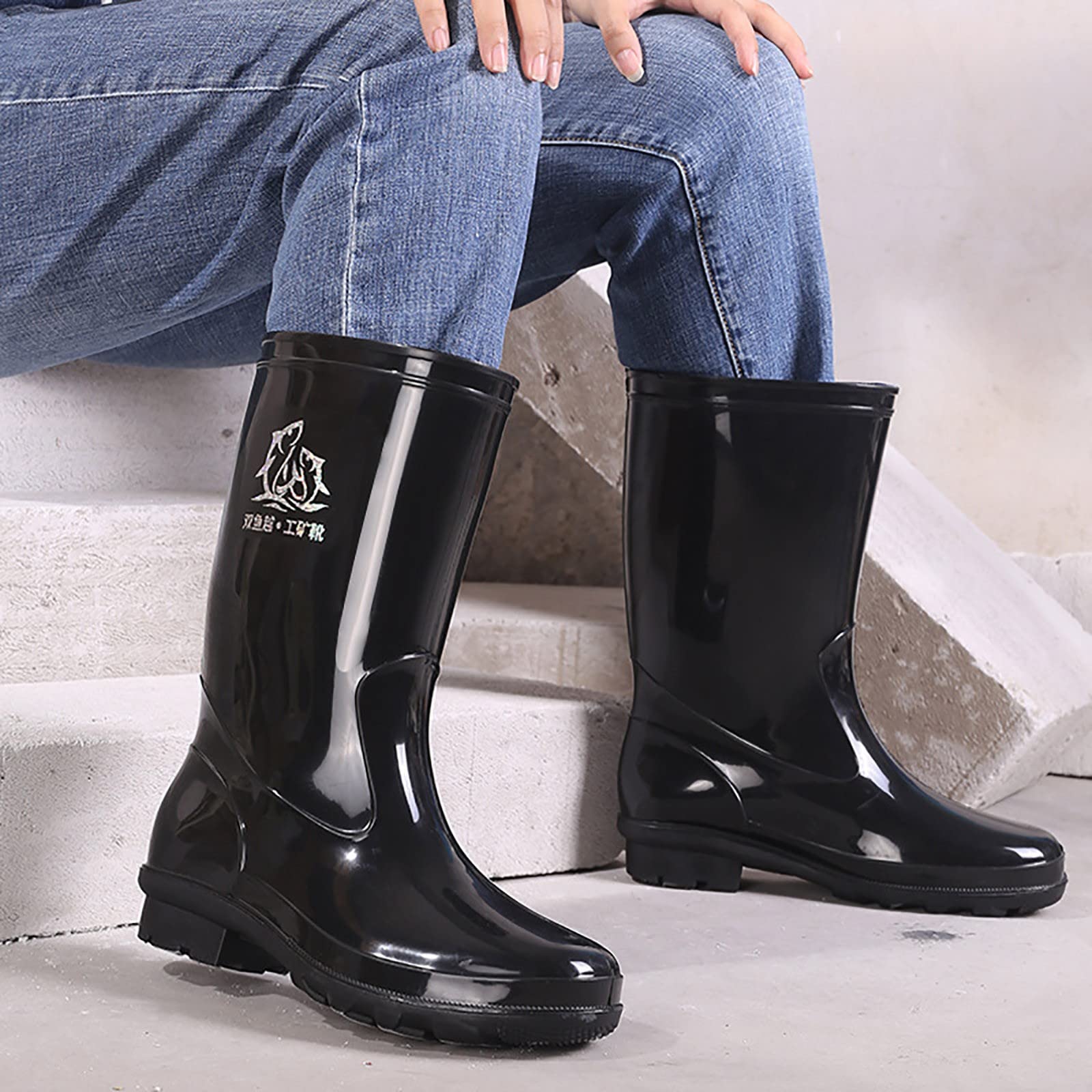 HUNTER Bottes de neige brillantes originales pour femme
