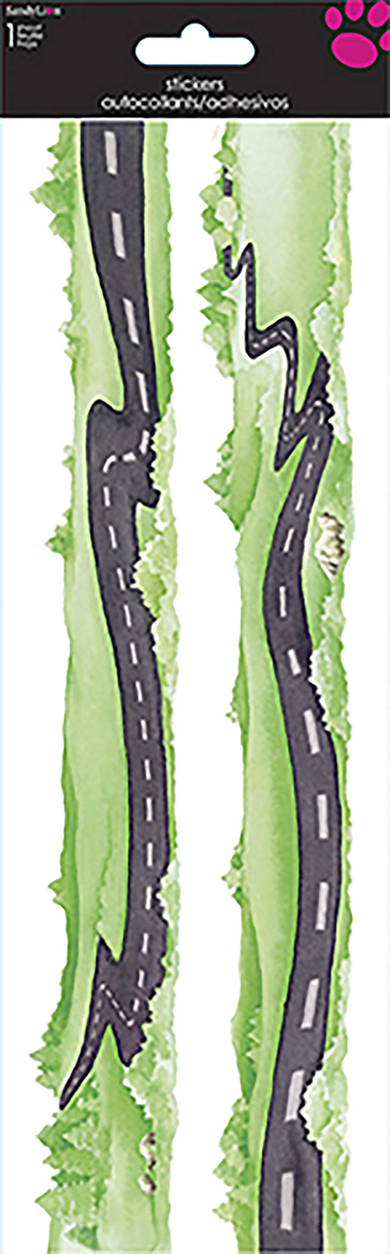 SandylionRoad Sticker, 4 by 12-Inch, Clear