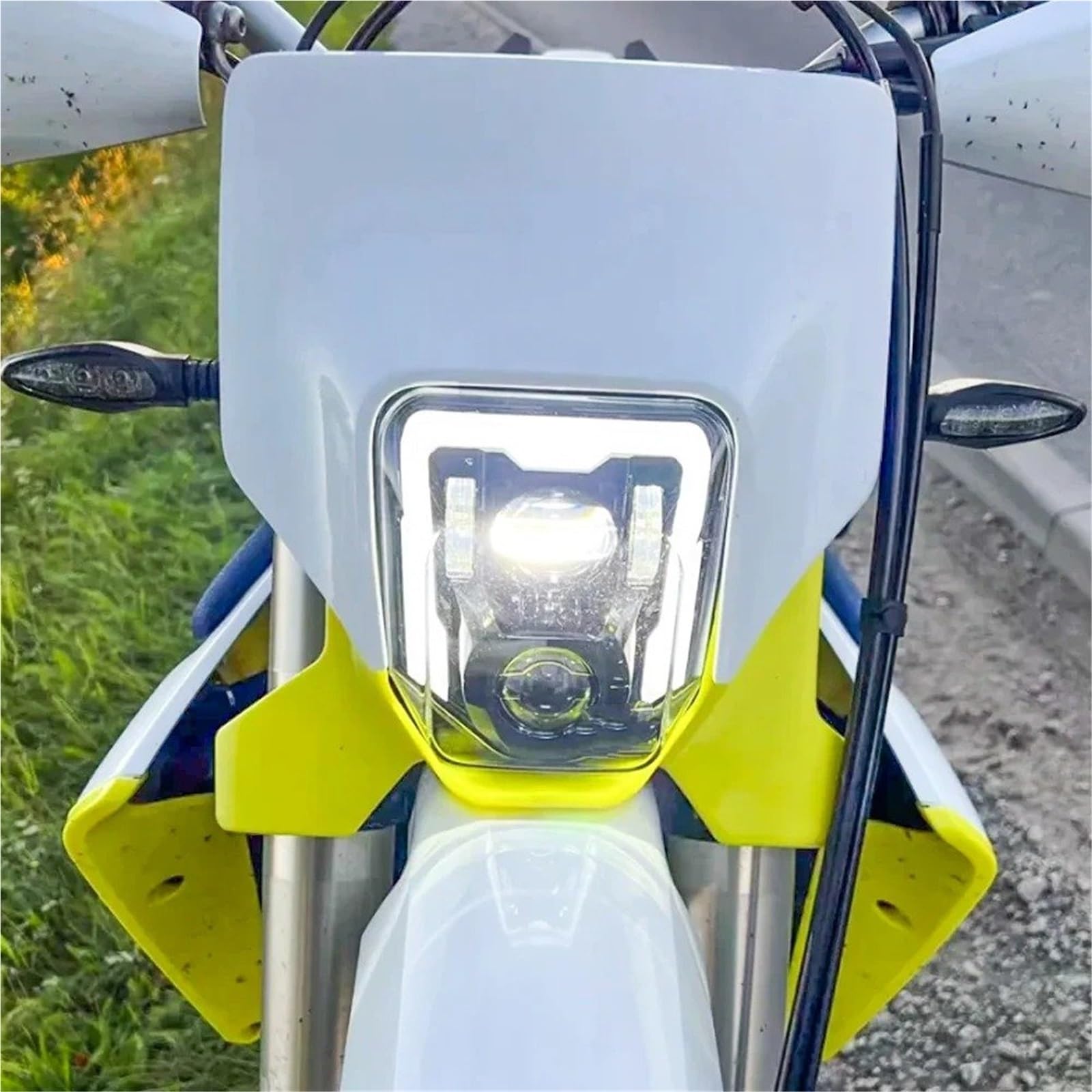 Moto Proyector Para Faro Para Motocicleta Con Luz LED DRL