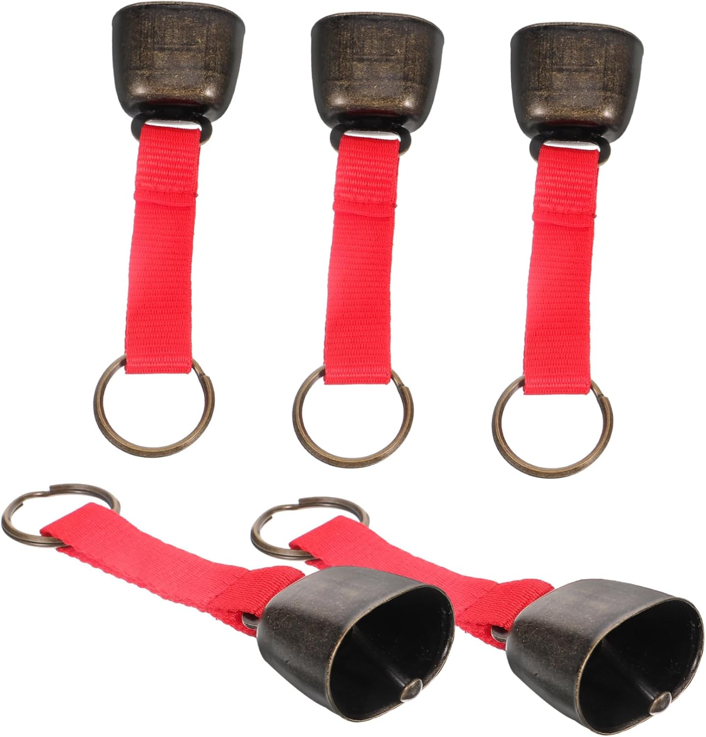 5-Pack Outdoor Bear Bells for Hiking | Loud Camping Noise Makers