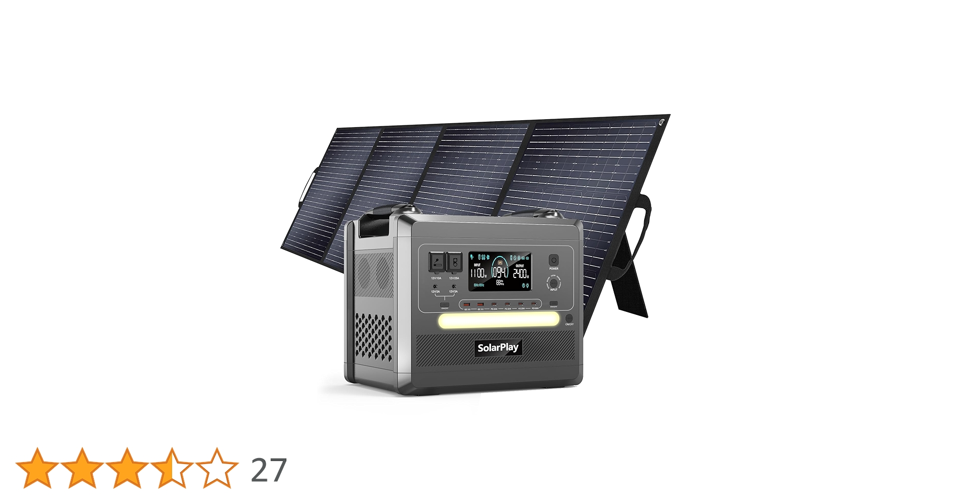 Solar Play2400Wポータブル電源 Amazon.co.jp: SolarPlay 2400W