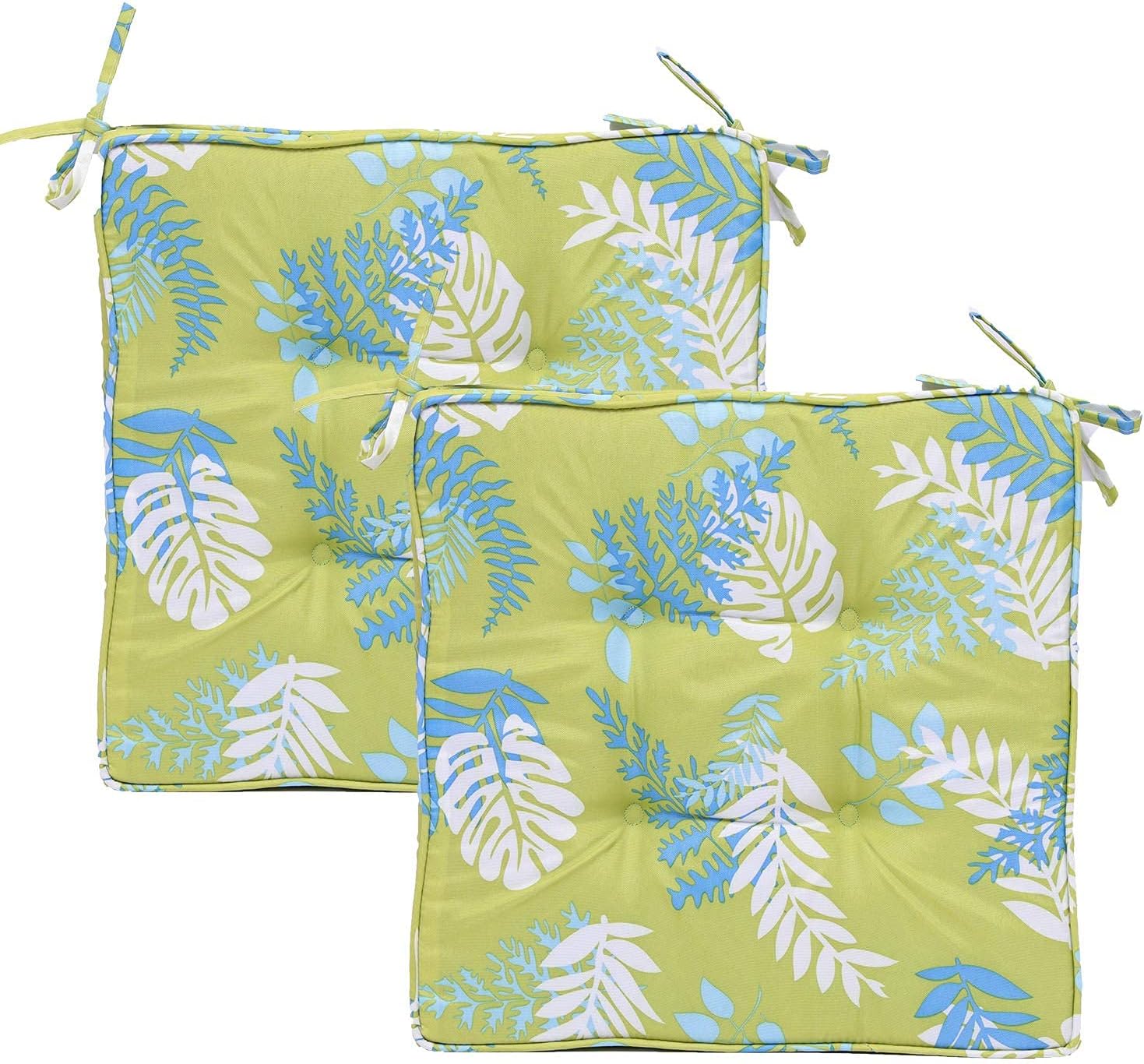 OHS Garden Chair Cushions Geometric, Water Resistant Comfy Soft Outdoor