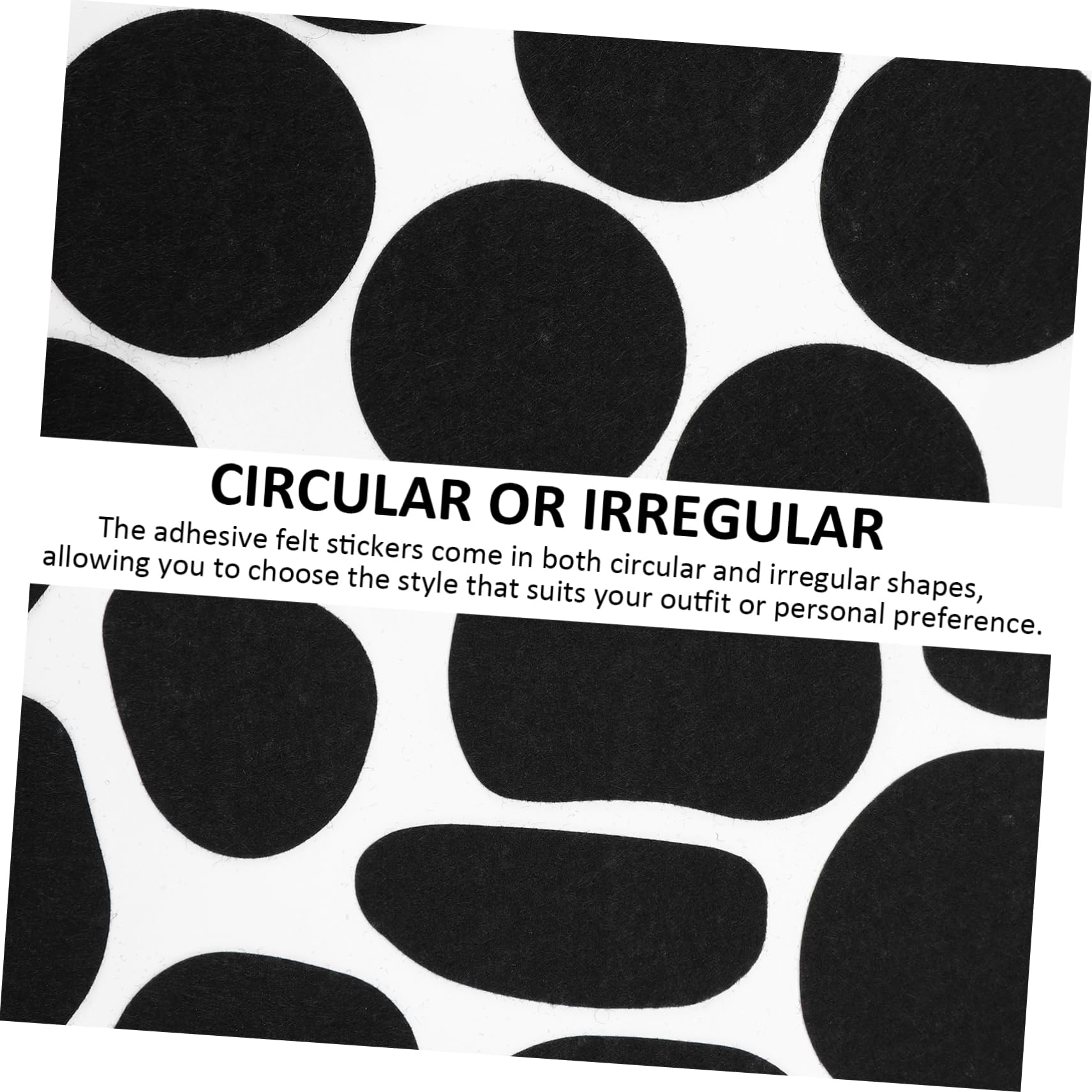 DIYEAH 10Sheets Self Adhesive Felt Stickers Versatile Fabric Dots for DIY Clothing Jackets and Accessories Reliable Adhesion for Stylish