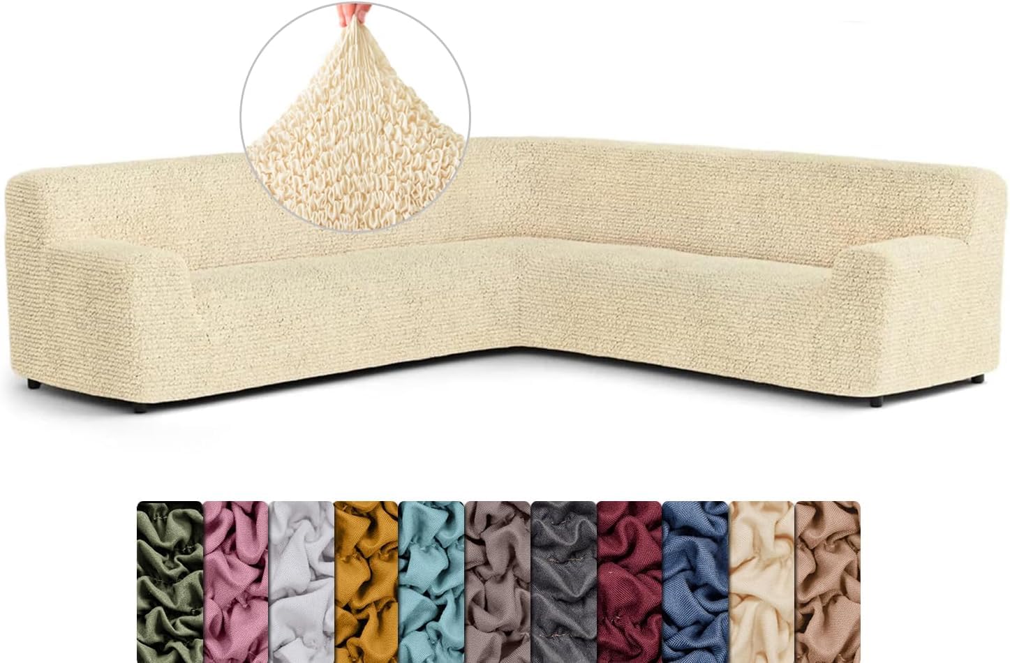 Bellissima Sofa Covers - Luxury Microfiber Slipcover -17