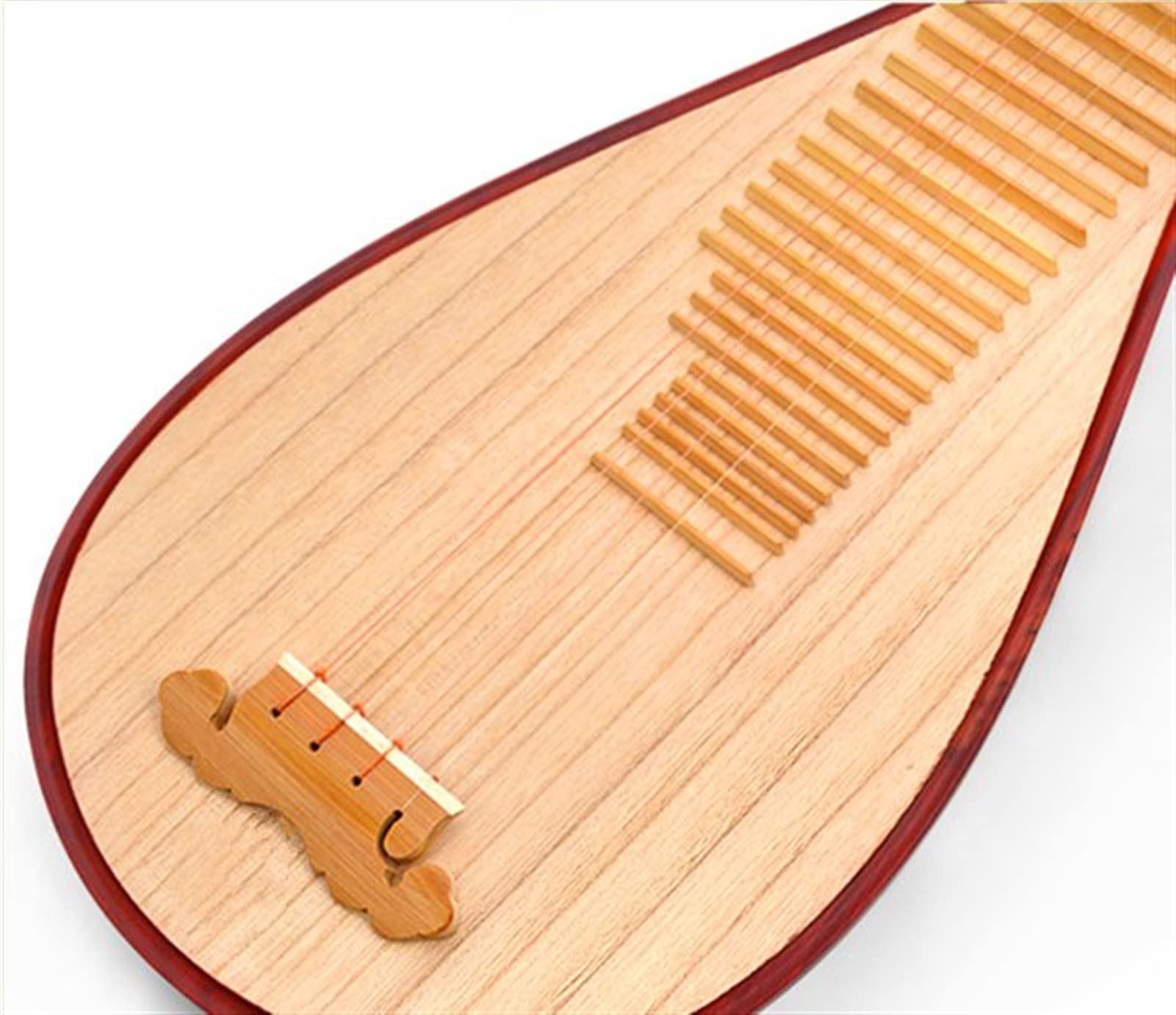 FLFL Hartholz Chinesische Lute Chinesische Lute PIPA Professionelles Rosenholz PI PA National Music Saite Instrument Pipa Mit Vollem Pipa-Zubehör