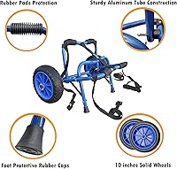 Vista 2 de Newcod Carrito de kayak, carrito de kayak para llevar kayak, canoa, tabla de remo SUP