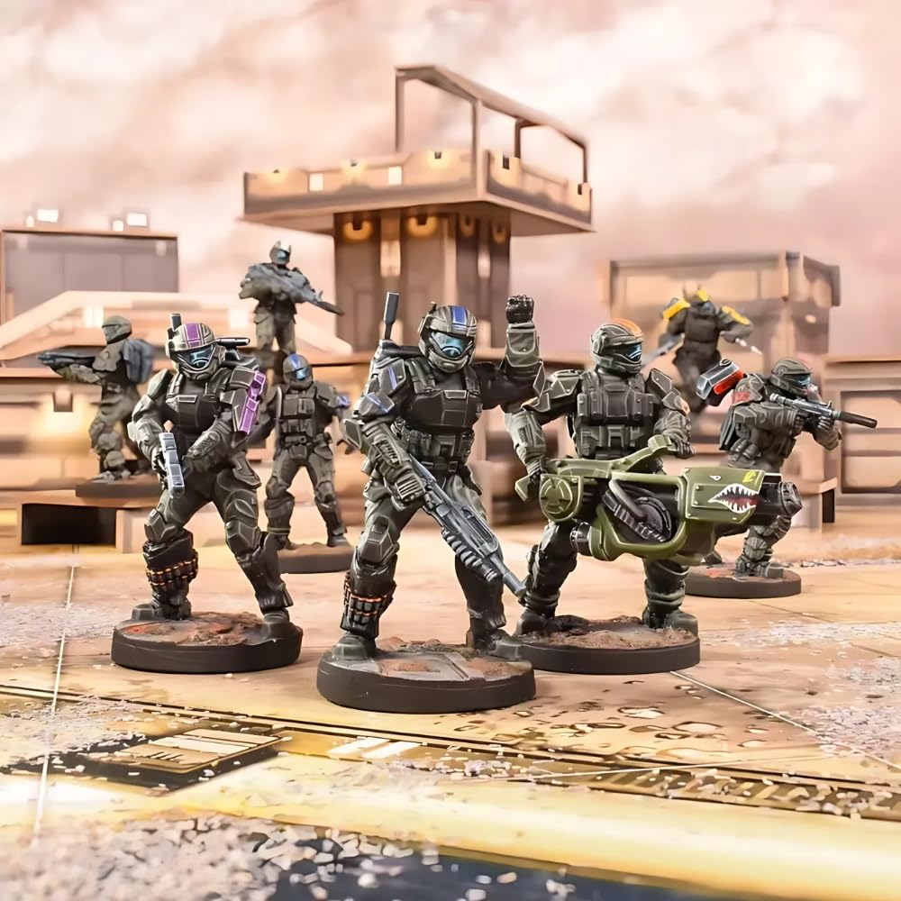 mantic Giochi, Halo: Flashpoint The Board Game - ODST Feet First Into Hell