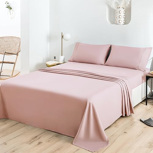 Miniatura 7 de Mohap - Juego de sábanas de microfibra cepillada, ropa de cama suave de lujo, resistente a la decoloración