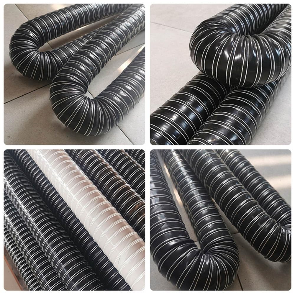 Conducto De Admisión De Aire Flexible De 51mm, Manguera De Ventilación Para Secadora De Silicona, Conducto De Admisión De Aire Robusto, Tubo Entrada De Freno(2m(6.5ft) x45mm(1 3/4"))
