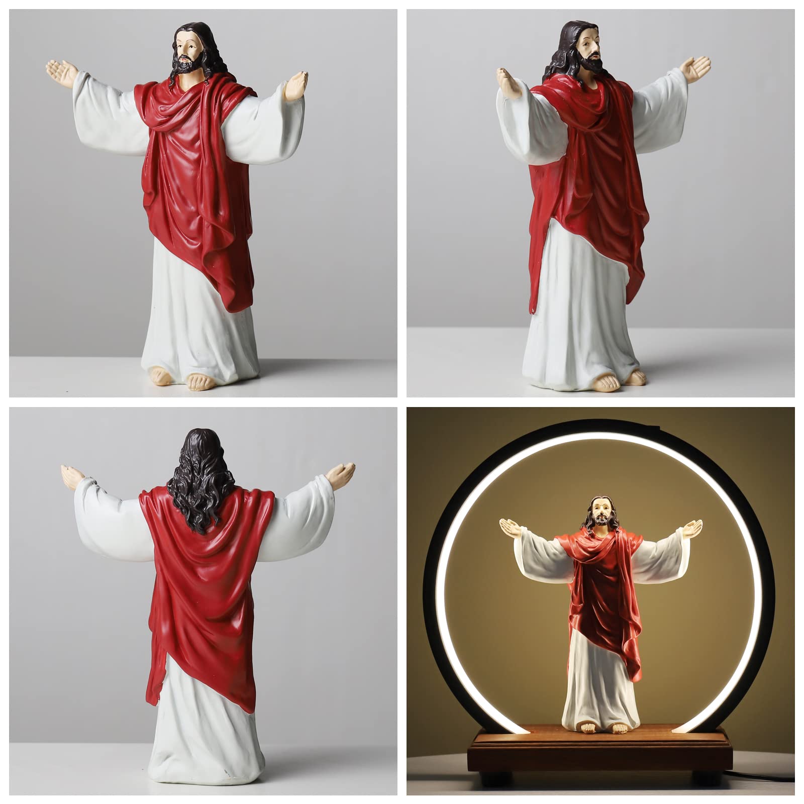 Amazon.co.jp: MAKOUYU 宗教像 イエスの神聖な心像 キリスト教の装飾