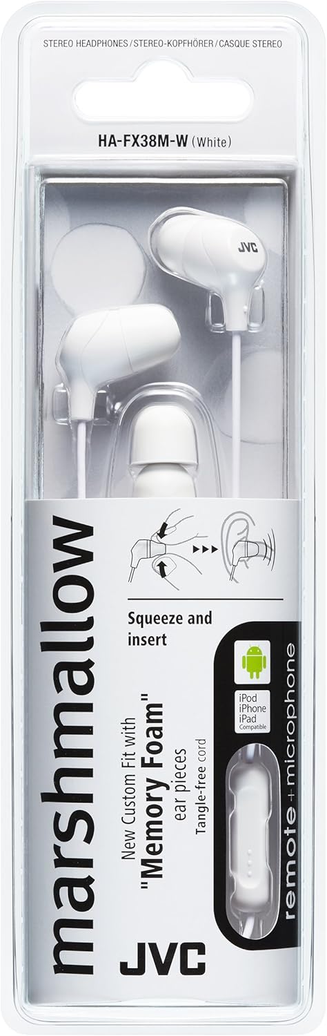 JVC HA-FX38M-W-E White, HA-FX38M-W-E