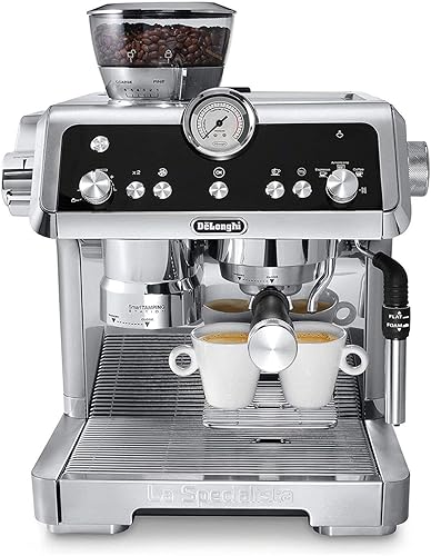 Miniatura 2 de DeLonghi La Specialista - Máquina de espresso con amoladora sensora sistema de calefacción doble sistema avanzado de latte y boquilla de agua