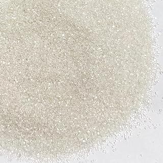 PhilaeEC White Sanding Sugar Edible Sparkling Crystals for Baking Cake Decoration Cookie Ice Cream Cupcake Toppers Wedding Party Valentines Halloween Christmas Supplies 5oz