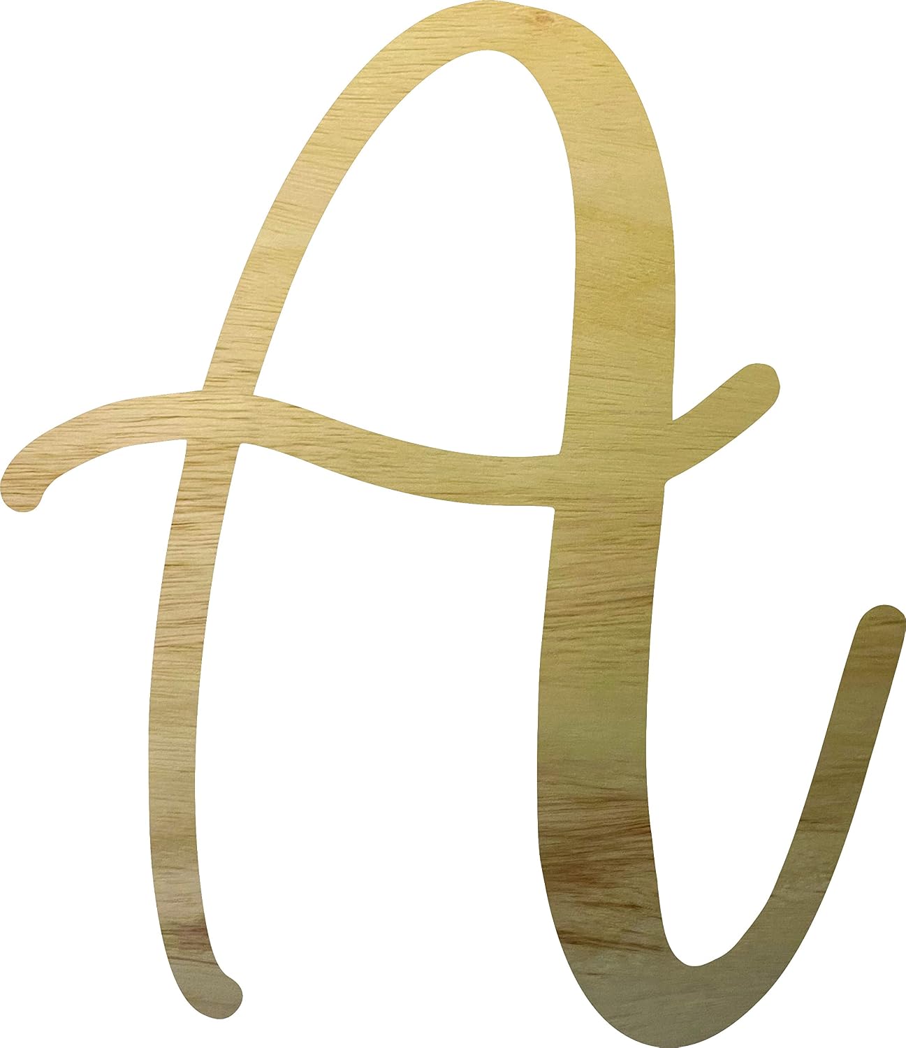 Wooden Letter 8" Blank A CALIYN Bloom Font