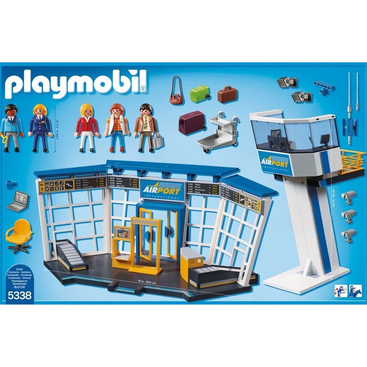 PLAYMOBIL City Action 5338 Lotnisko z wieżą kontrolną, od 4 lat