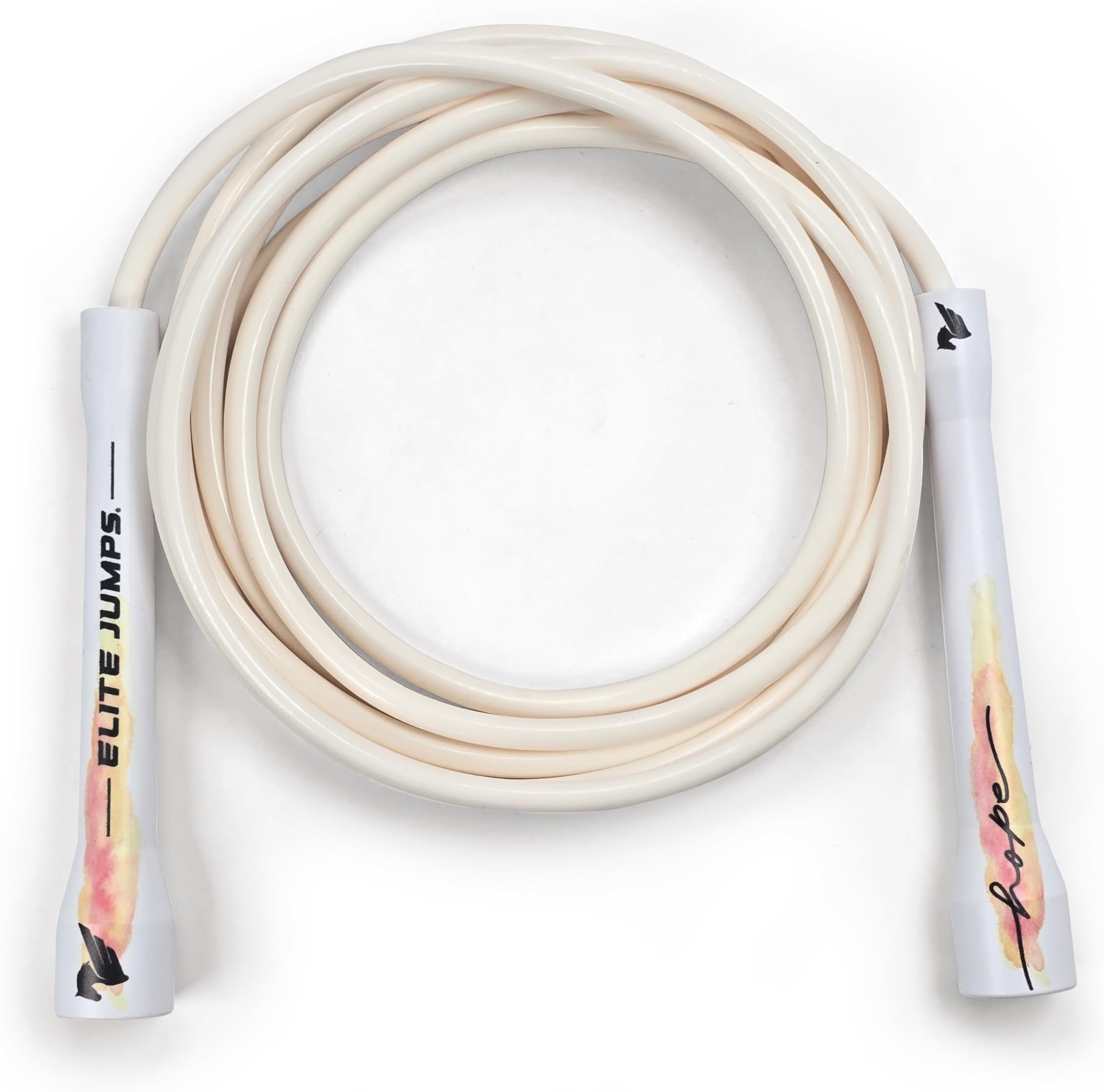 Elite Jumps | 6mm PVC Jump Ropes for Fitness | Indoor/Outdoor Adjustable Boxing Jump Rope w/Unbreakable Handles & Ultra-Durable Non-Kinking PVC | Skipping Rope for Men & Women & Box Rope Jump Rope