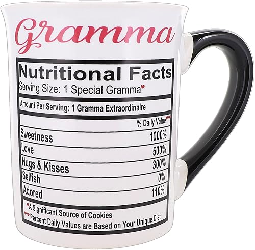 Cottage Creek Taza de café Gramma, taza de café de cerámica, 16 onzas, regalos de Gramma