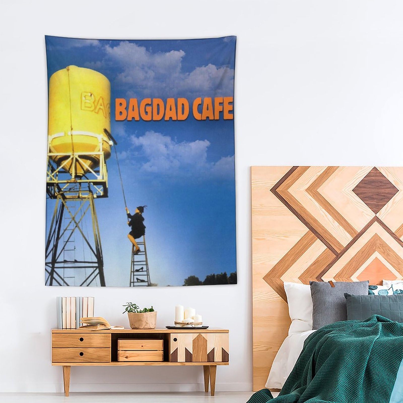 Amazon.co.jp: 映画ポスターバグダッドカフェキャンバスポスター