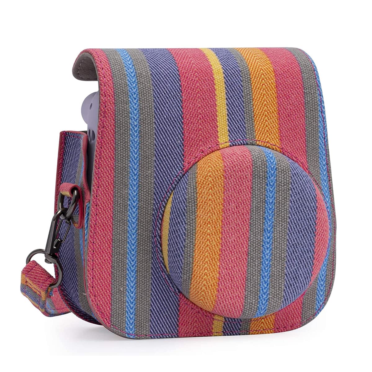 ZORBES® Instax Mini 11 Case Cover, Protective Camera Case for Fujifilm Instax Mini 11, Color Striped Easy Install Bag with Removable Shoulder Strap & Top Cover for Intex Camera Mini 11 Mini 8 Mini 9 (B0C58MS2H7) Amazon Price History, Amazon Price Tracker