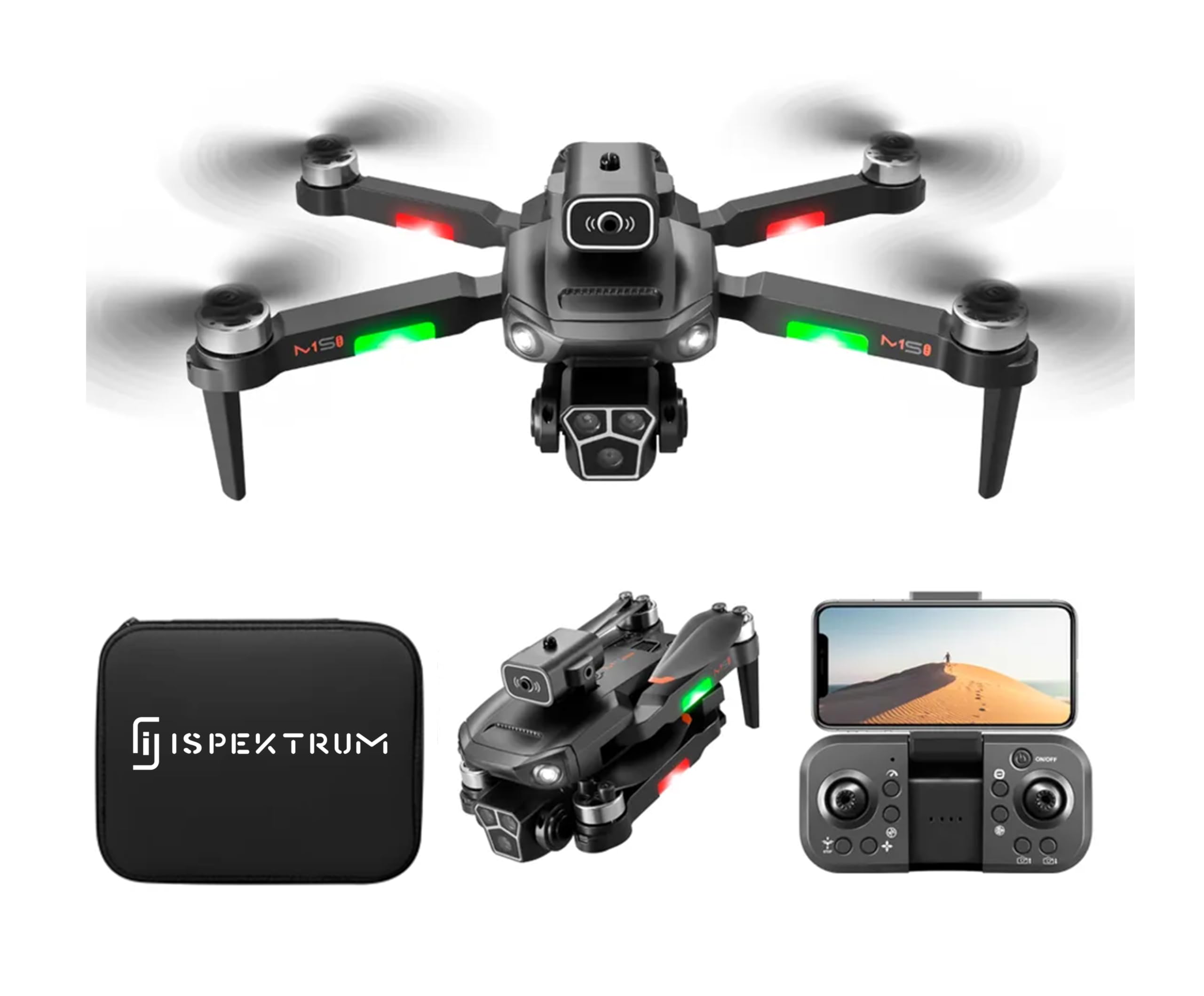 Skypix M1S Mini Drone with Camera 4K Vertical Shots, Drones for adults, Obstacle Avoidance, WiFi FPV RC Quadcopter with Gesture Control, Foldable Mini Drones Toys Gifts for Kids Beginners, Auto Return, Headless Mode,One Key Start Mode