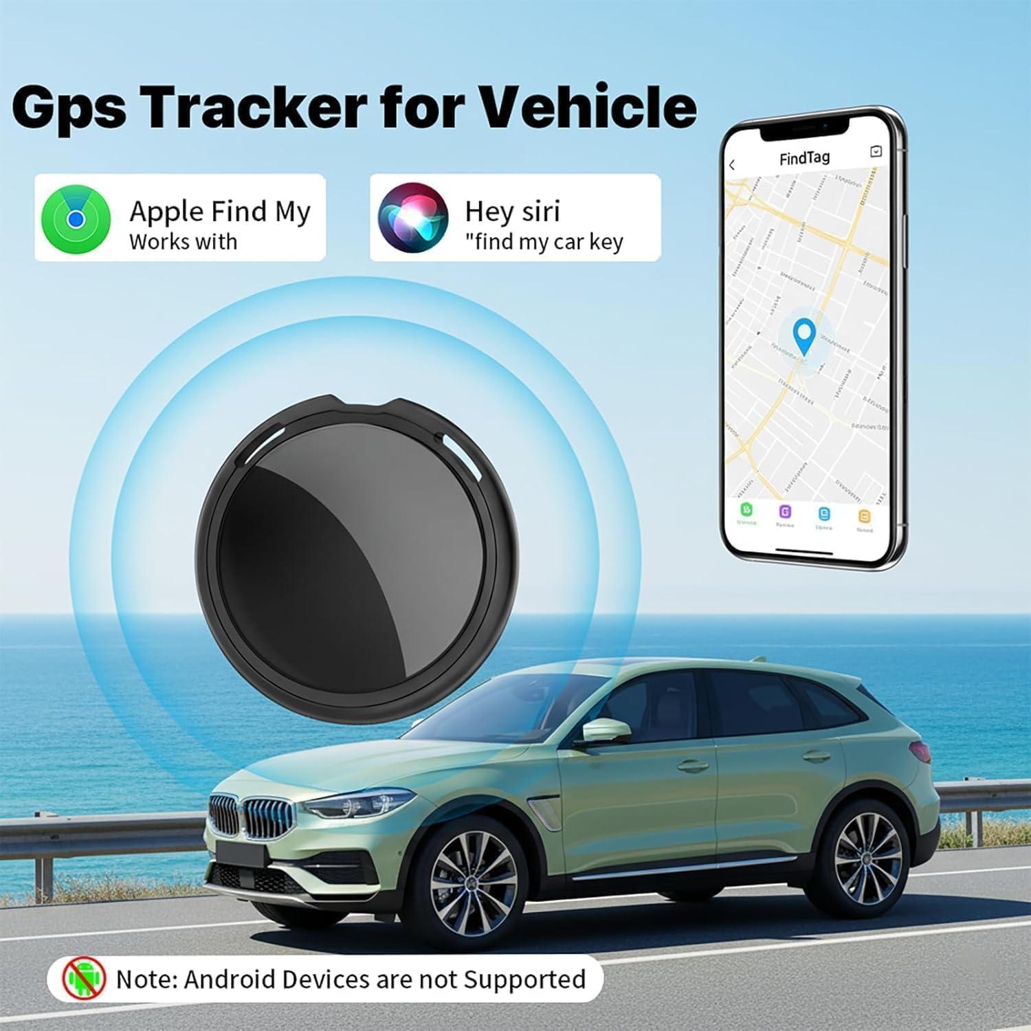 Tracker GPS per veicoli Trova il mio iOS Solo Nessuna tariffa mensile