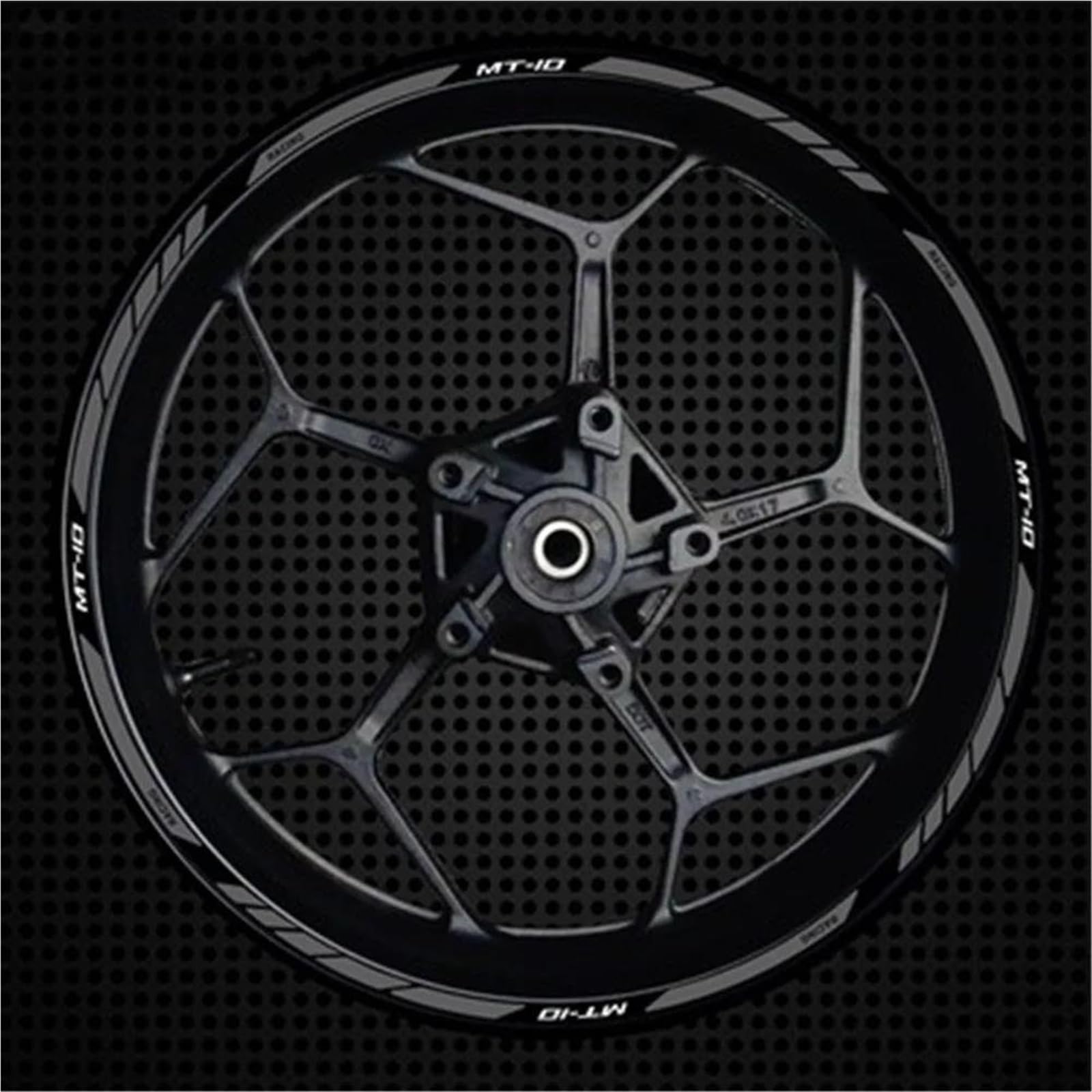 Wheel Stickers Motorcycle Wheel Reflective Decal for MT10 MT-10 MT 10 2022 Stripe Tape Sticker Rim Stickers Hub Decals Rim Reflective Decal
