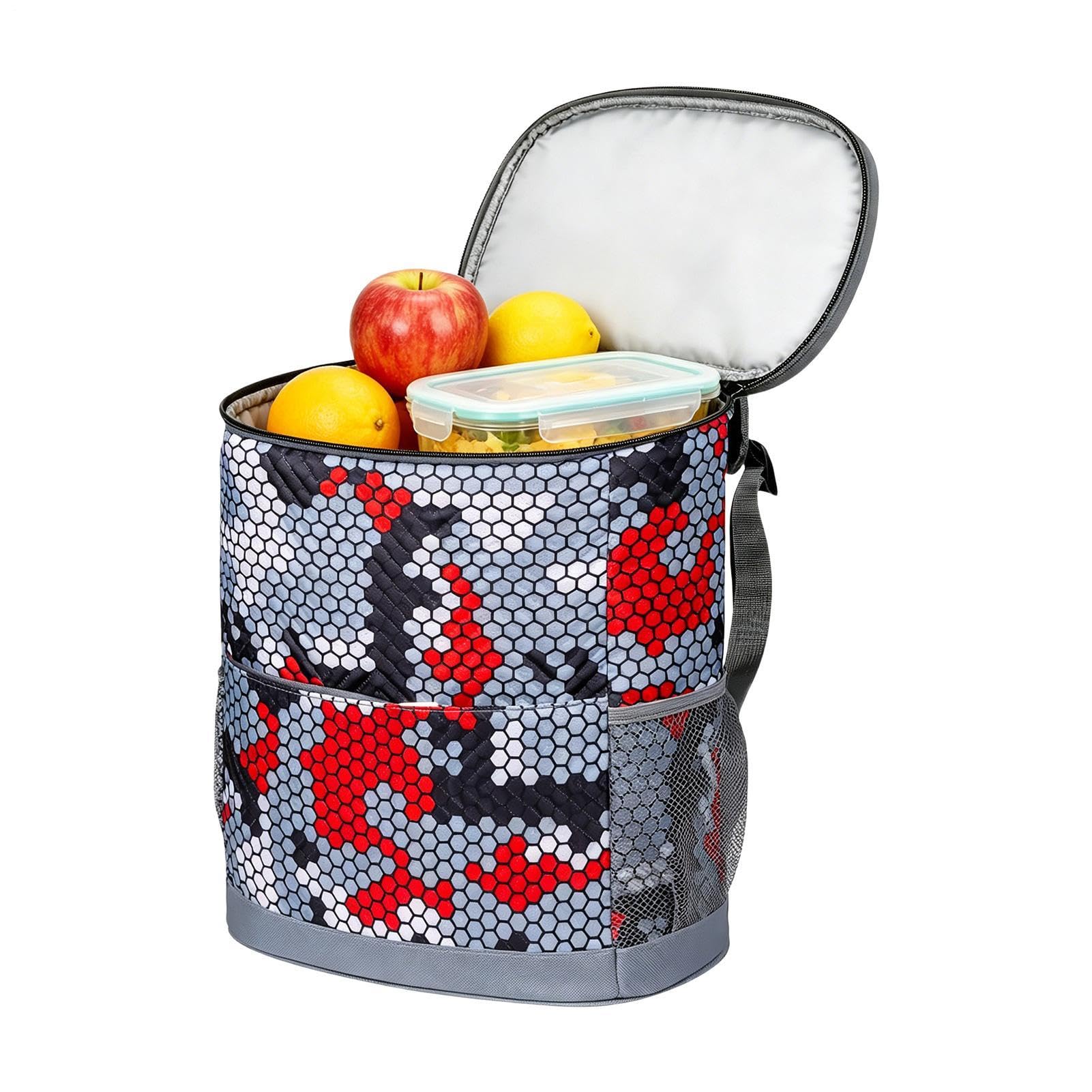 Zaino refrigerante isolato – Zaino pieghevole a prova di perdite, borsa termica a prova di perdite, grande capacità 20 l, mantiene il ghiaccio 24 ore, cerniera per campeggio, spiaggia, picnic, pesca