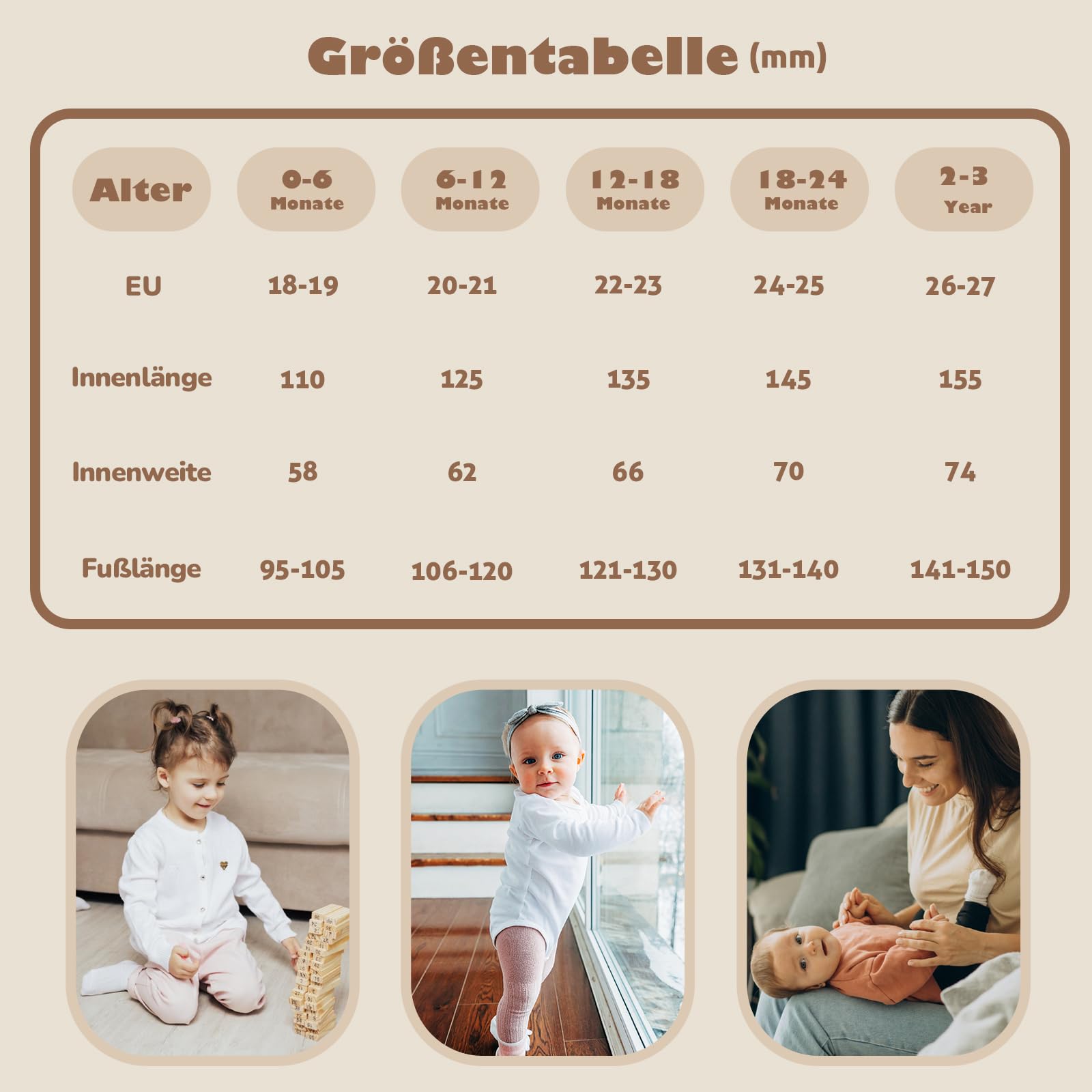IceUnicorn Chausson Cuir Bébé Hiver Chausson Bebe Fourré Peluche Chaude Chausson Cuir Souple Bébé Fille Garçon Pantoufles Bebe