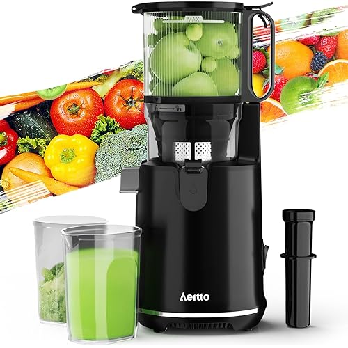 Aeitto Max5 Cold Press Juicer, Juicer Machines For Whole Fruits & Vegetables