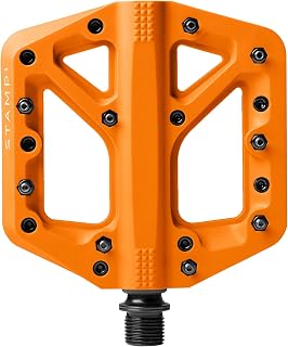 Crankbrothers Stamp Flat MTB Pedals - Size-Specific, Lightweight, Versatile, Durable Bike Pedals