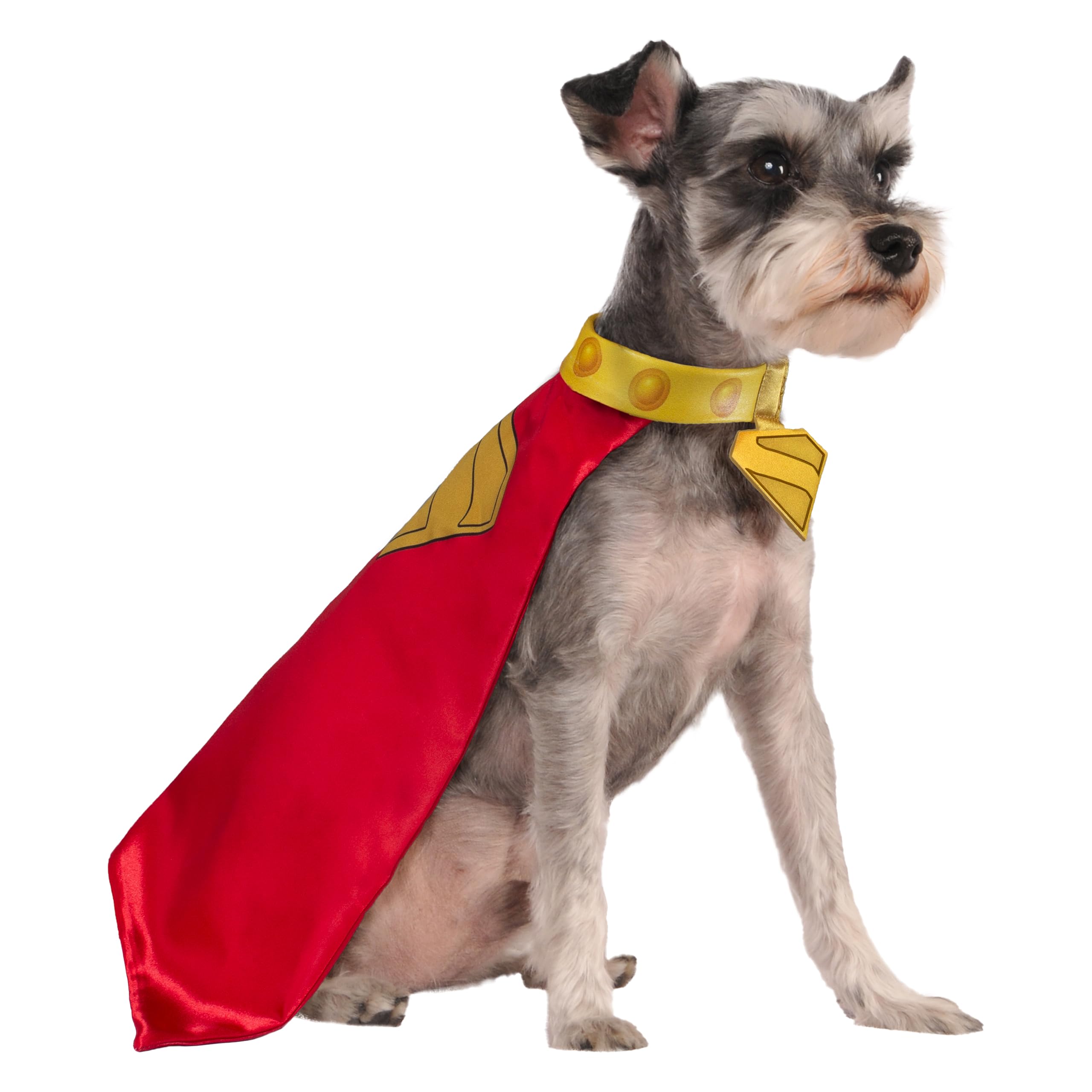 Rubies Official DC Superman Movie Krypto Pet Dog Costume, Pet Superhero Fancy Dress, Size Large Neck to Tail 56cm, Neck Girth 45cm
