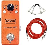 Vista 1 de MXR Pedal de efectos de guitarra analógica M290 Mini Phase 95 + cables