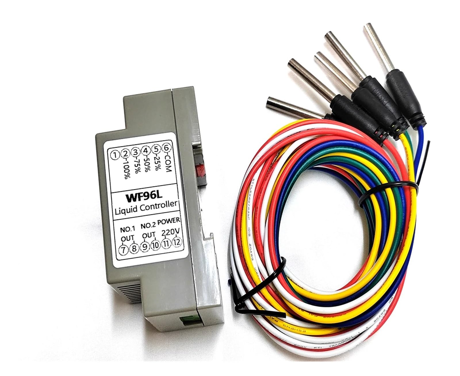 Capteur de niveau d'eau automatisé Tuya WIFI, contrôleur d'alarme débordement, alarme fuite et d'inondation, détecteur débit for réservoir vape piscine(12VDC model)