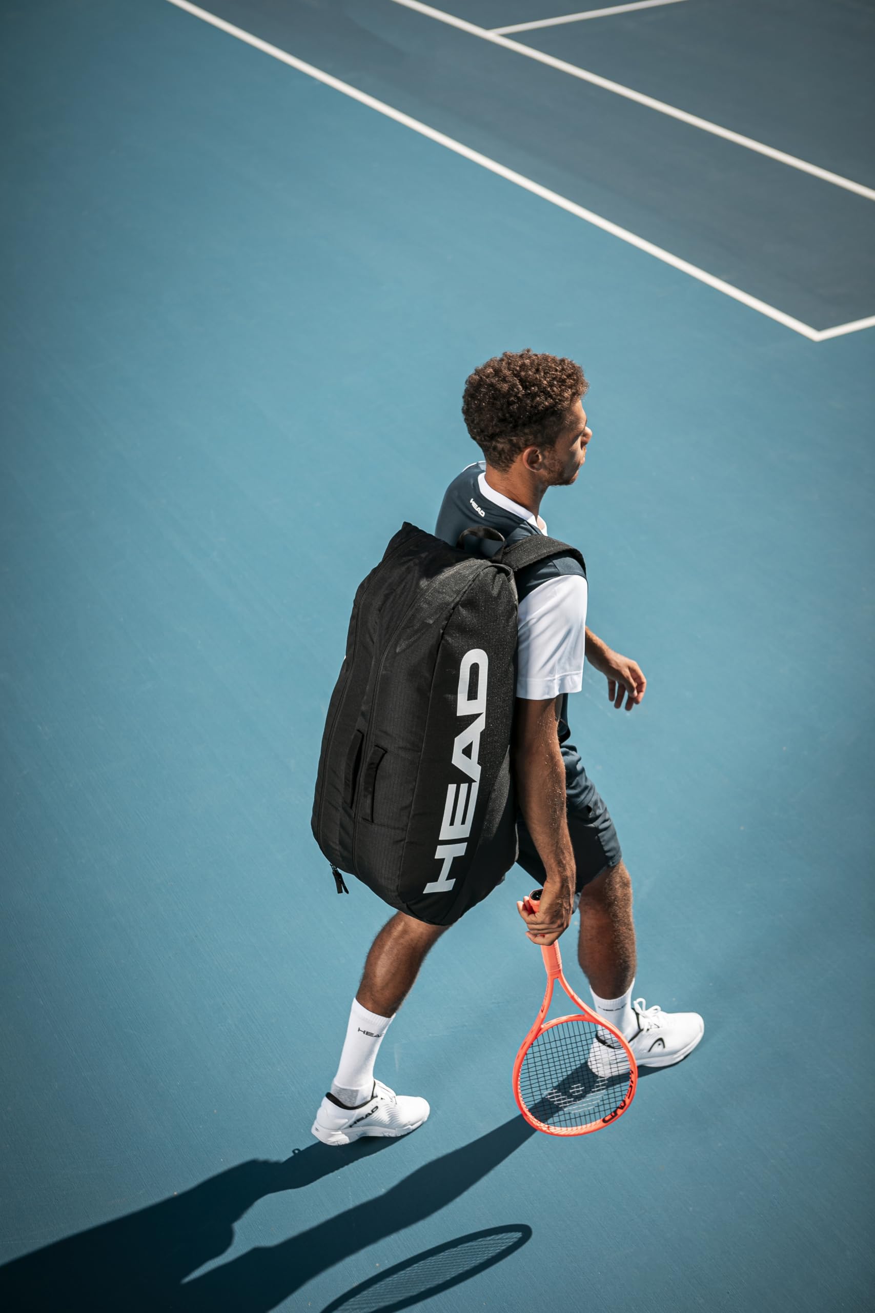 HEAD Base Racquet Bag M, Black/orange