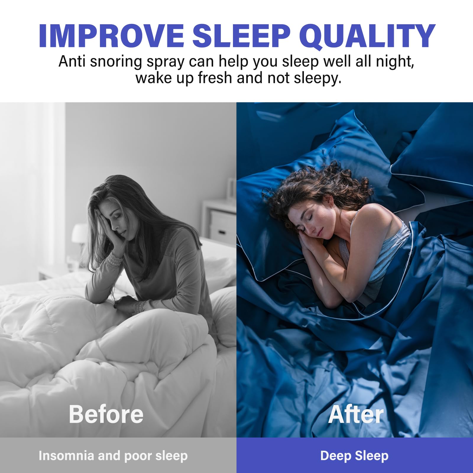 Anti Snoring Spray, Natural Herbal Formula for Quiet Sleep — Amazon image 3