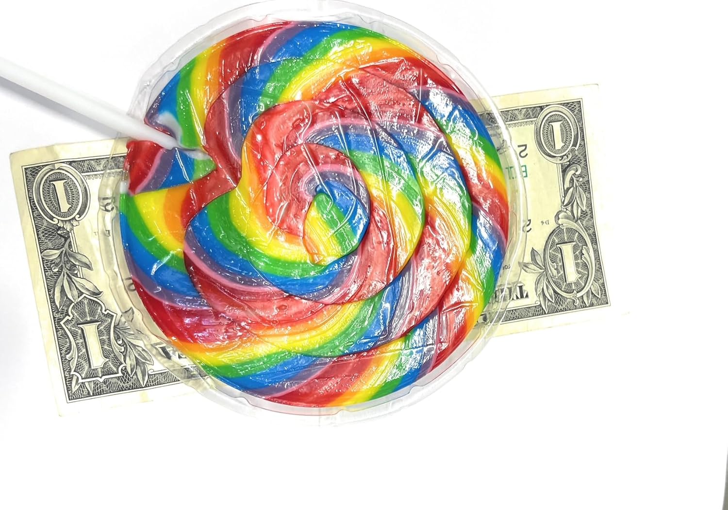 Jumbo Rainbow Swirl Lollipop Bundle, 6 Jumbo Swirls 5 inch Big, & 6 Jumbo Twisty Pops 12 inch Long– Individually Wrapped Great for Any Holliday Or Major Event,NEW & IMPROVED