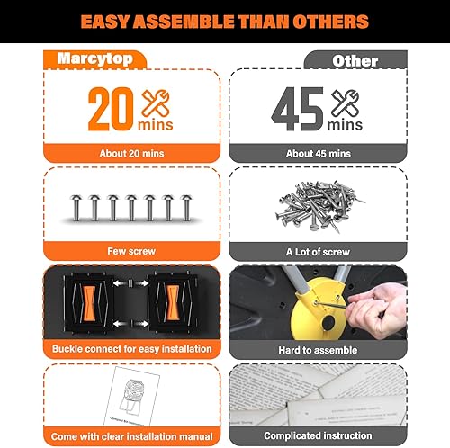 Miniatura 2 de Vaso de compost, fácil de montar y eficiente, contenedor de abono para exteriores, 22.5 galones85 litros de alto volumen para jardín, cocina y