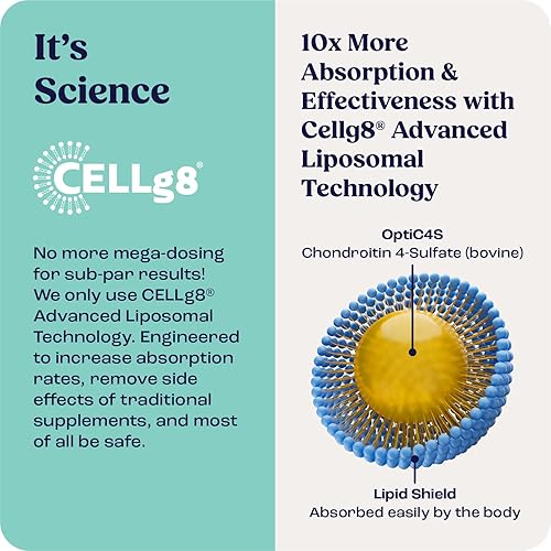 Miniatura 6 de Summit Animal Lift - Suplemento de salud para aliviar el dolor canino, vitamina de apoyo para la cadera y las articulaciones, cronroitina líquida