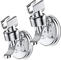 Vista 1 de OUO Soporte de cabezal de ducha ajustable, soporte de cabezal de ducha de mano con ventosa para baño, cabezal de ducha de mano extraíble y soporte