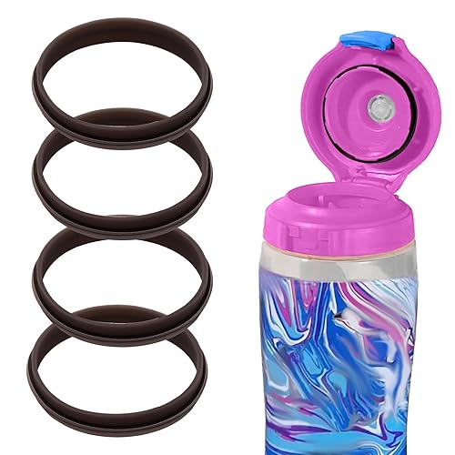 4 juntas de repuesto compatibles con Gatorade para botella de agua Gatorade, repuesto para Gatorade GX Pods de silicona para tapa de 30 onzas de goma disponible en Yaxa Venezuela