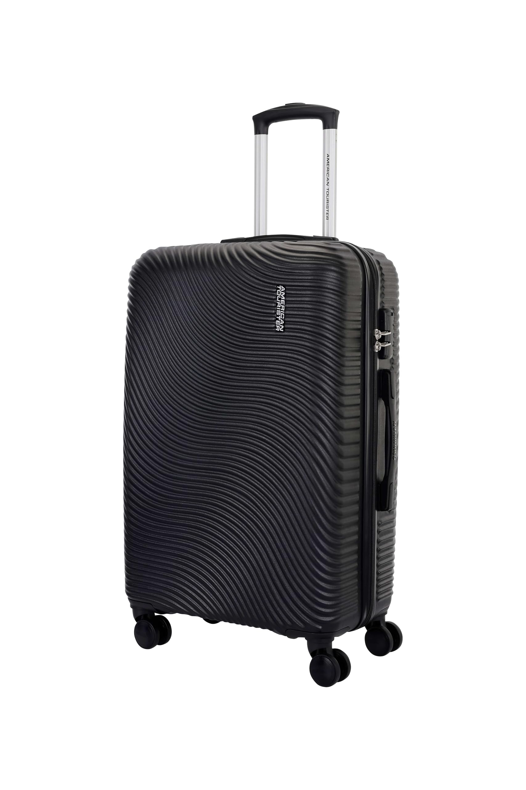 american tourister Voyanta | Check-in Trolley Bag (69 cm) | 58 Ltrs | 8 Smooth Wheels | Hard Case | Combination Lock | 3 Years Global Warranty | Black-picture-14