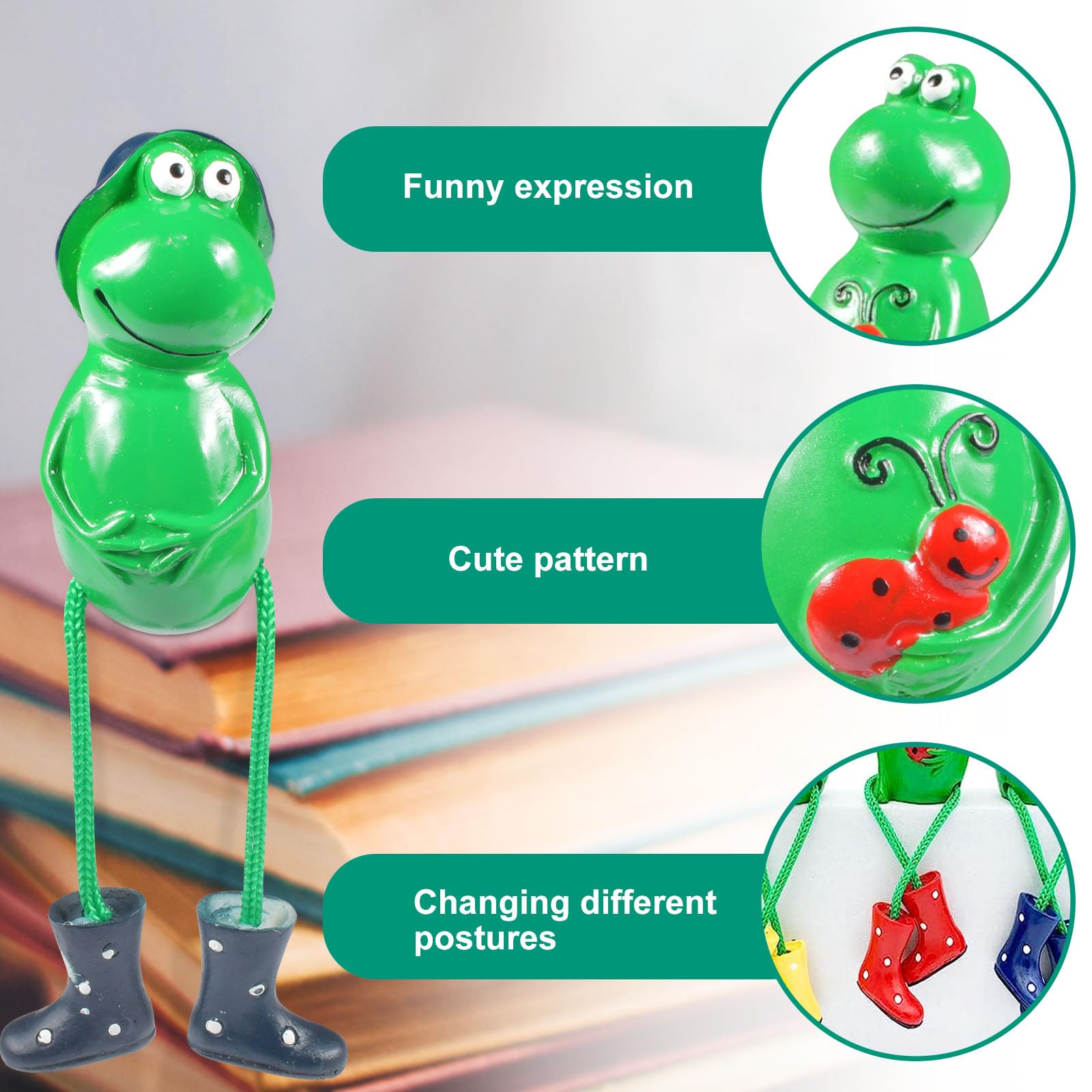 3pc Sculptures Et Statue De Jardin Grenouille Decoration De Jardin Yoga